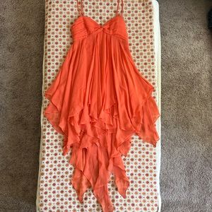•SOLD• Ark & co. Orange Cocktail Dress